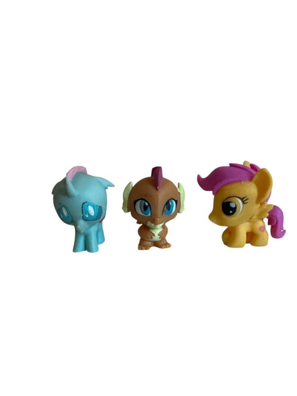 My Little Pony MLP Mash'ems Fash'ems Squishy Figure Toy Lot 3 Smolder Scootaloo
